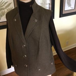 Ralph Lauren wool tweed vest